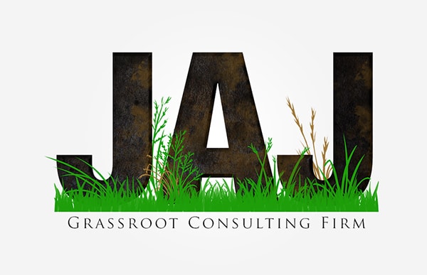 JAJ Grassrot Consulting Firm Logo Design by Sargent Branding