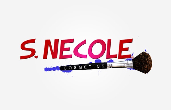 S. Necole Cosmetics Logo Design by Sargent Branding