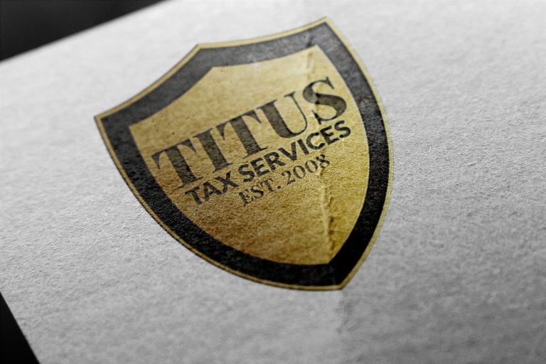 Titus Tax Logo Design by Sargent Branding